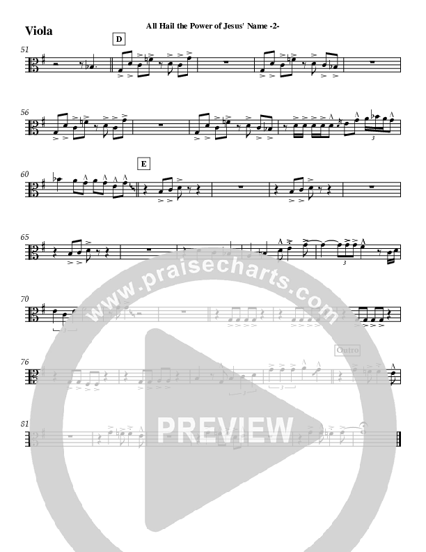 All Hail The Power (Instrumental) Viola (Jeff Anderson)