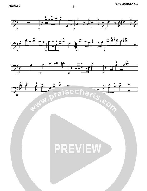 The Red White And Blue Trombone 2 (Denver Bierman)