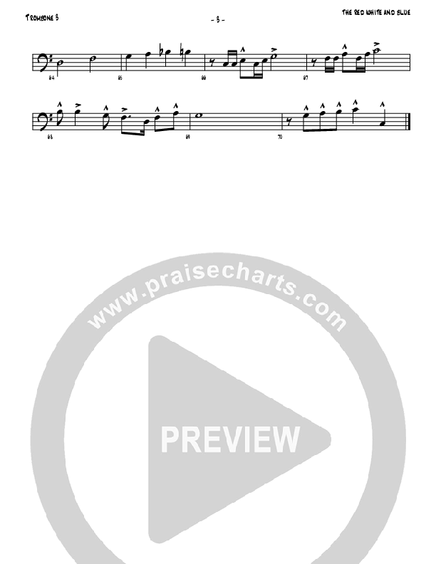 The Red White And Blue Trombone 3 (Denver Bierman)