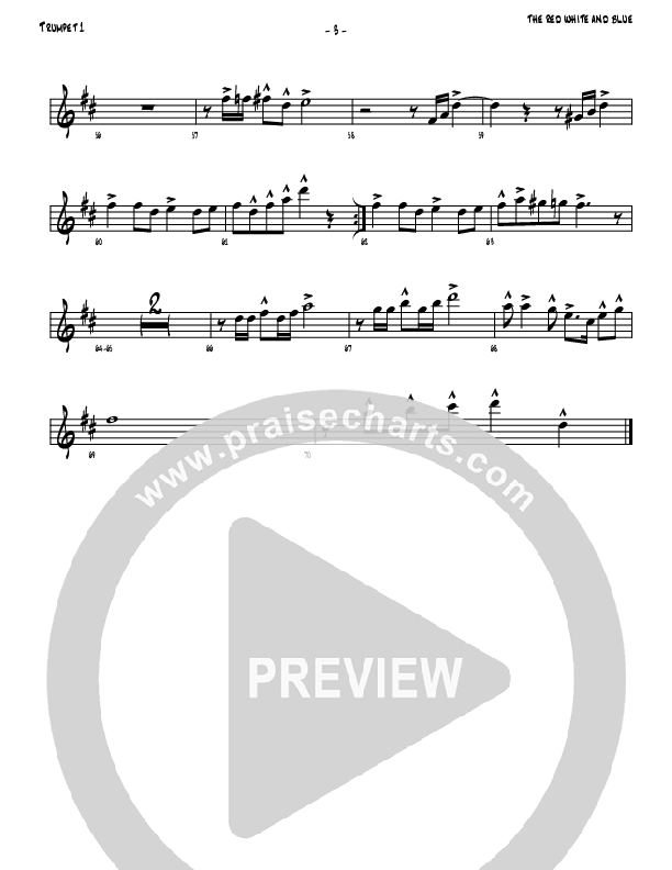 The Red White And Blue Trumpet 1 (Denver Bierman)