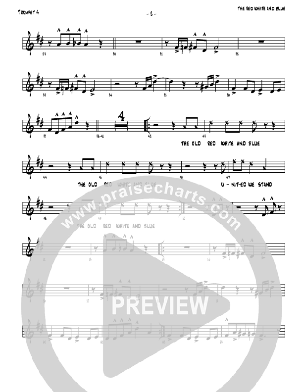 The Red White And Blue Trumpet (Denver Bierman)