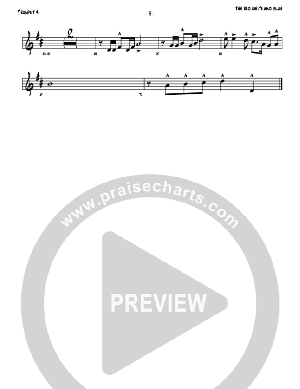 The Red White And Blue Trumpet (Denver Bierman)