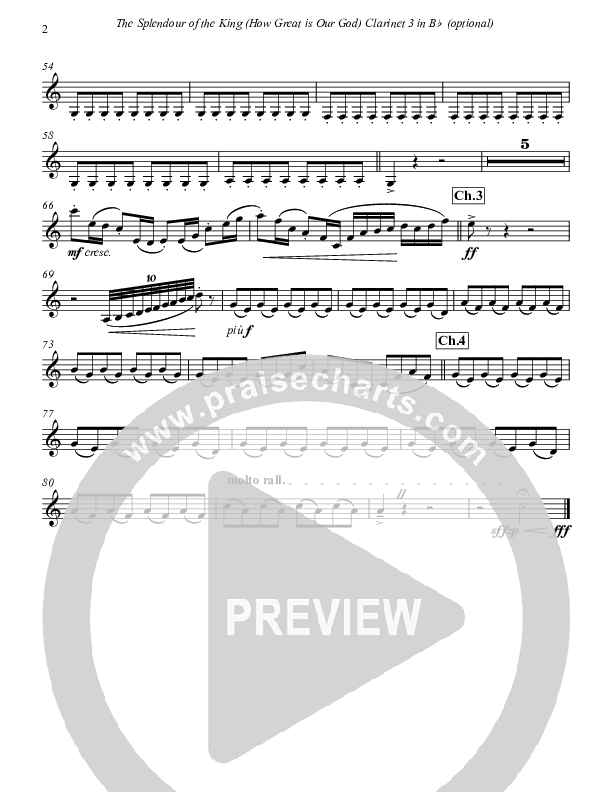 How Great Is Our God Clarinet 3 (Paul Campbell)