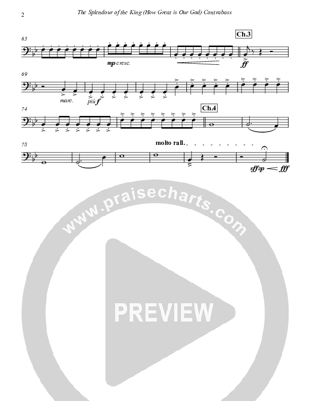 How Great Is Our God Contrabass (Paul Campbell)