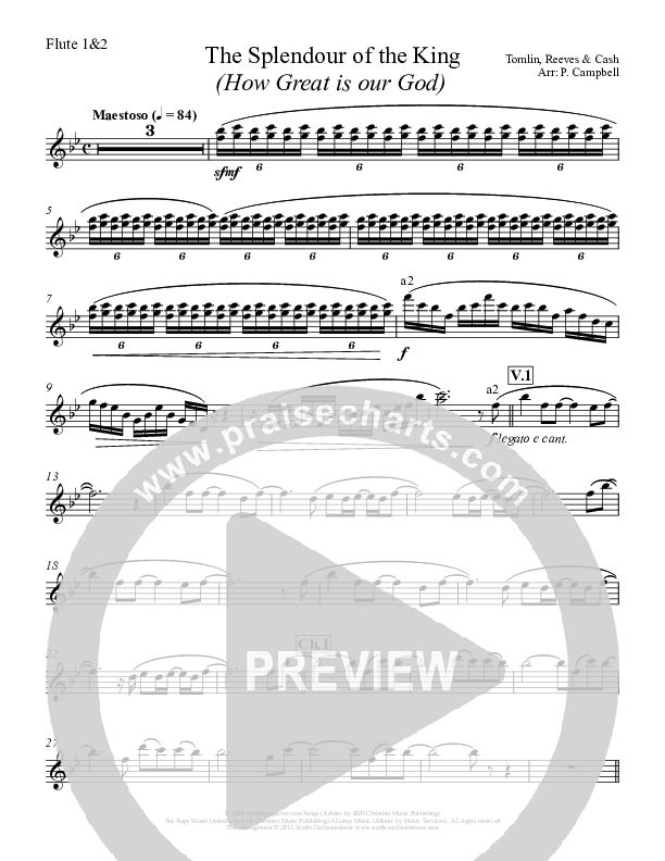 How Great Is Our God Flute 1/2 (Paul Campbell)