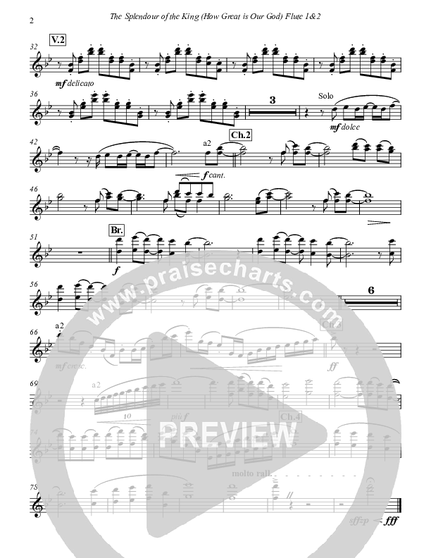 How Great Is Our God Flute 1/2 (Paul Campbell)