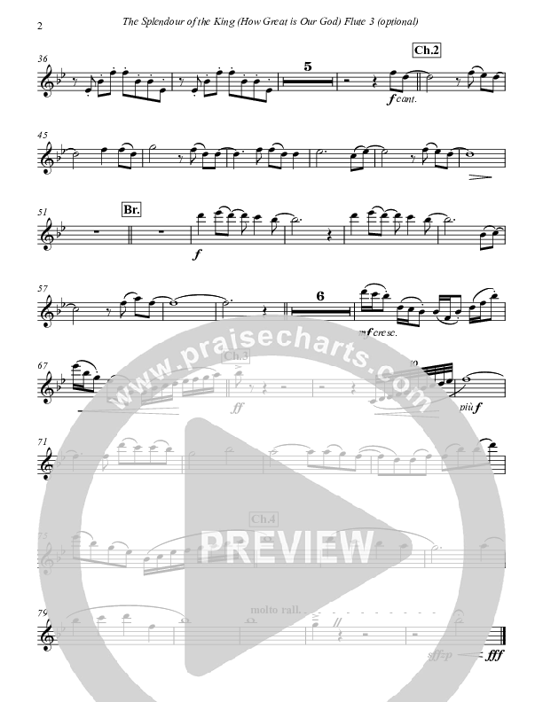 How Great Is Our God Flute (Paul Campbell)