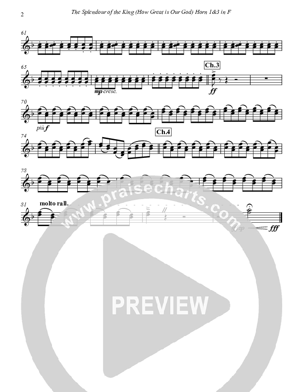 How Great Is Our God French Horn 1 (Paul Campbell)