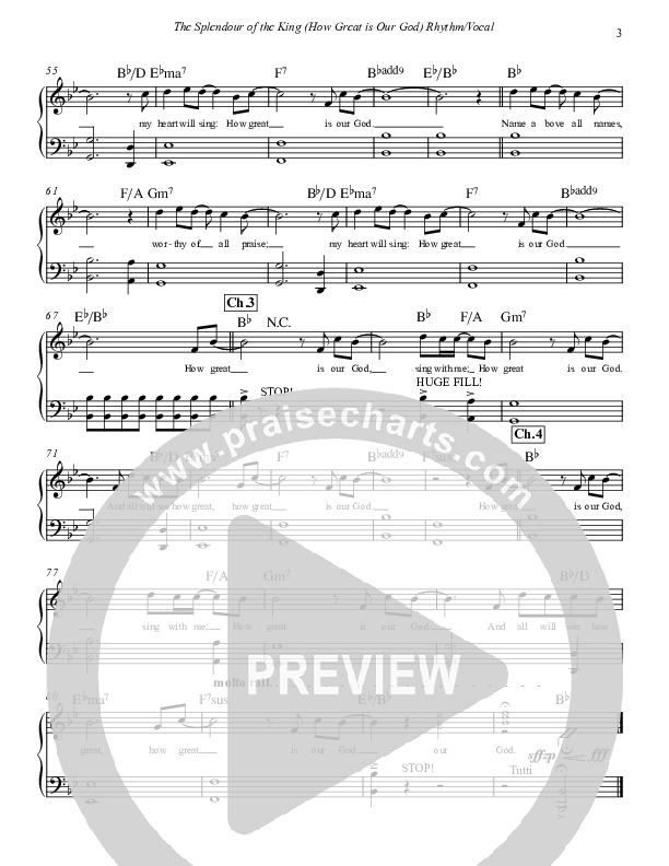 How Great Is Our God Rhythm/Vocal (Paul Campbell)