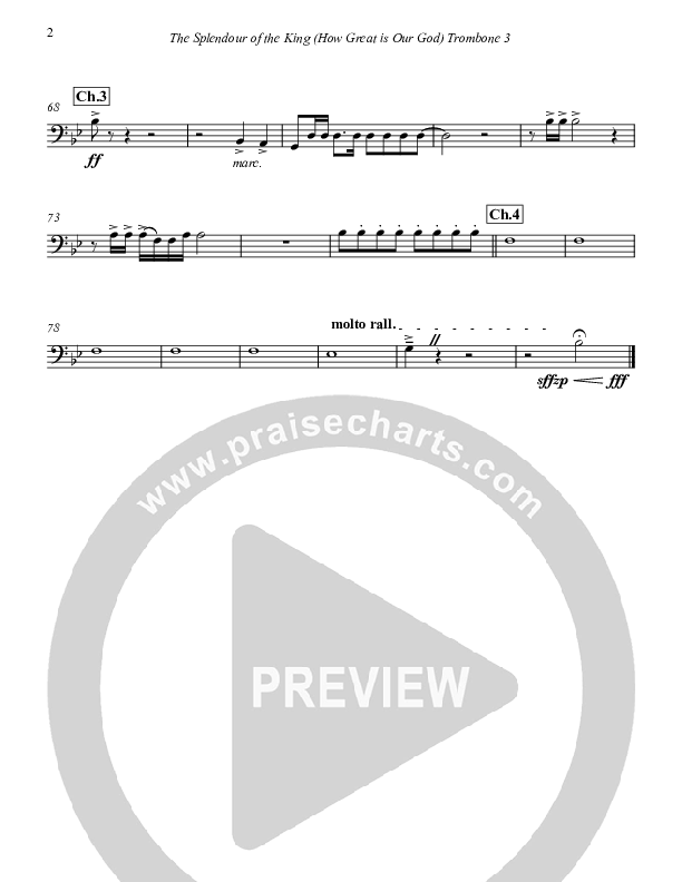 How Great Is Our God Trombone 3 (Paul Campbell)