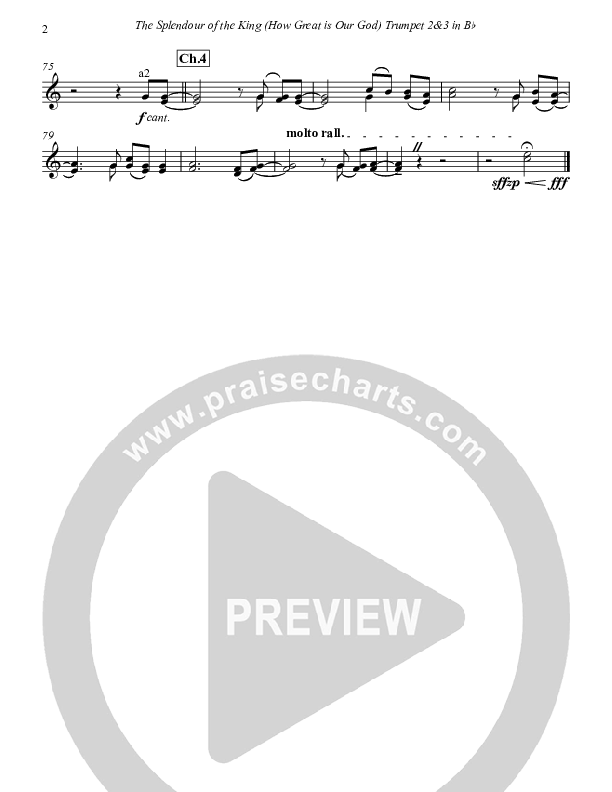 How Great Is Our God Trumpet 2 (Paul Campbell)