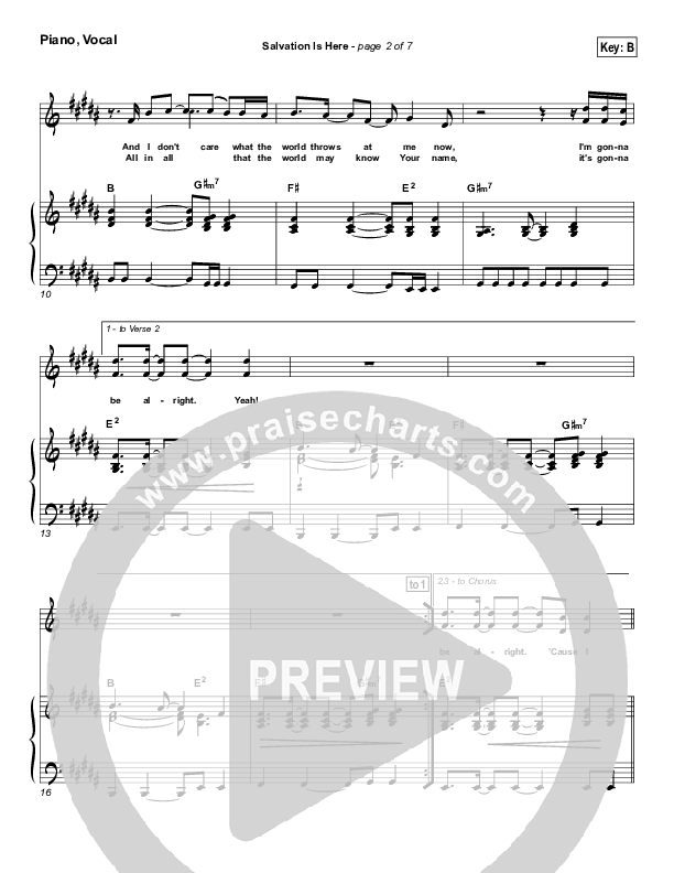 Salvation Is Here Piano/Vocal Pack (Hillsong UNITED)