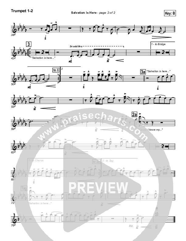 Salvation Is Here Trumpet 1,2 (Hillsong UNITED)