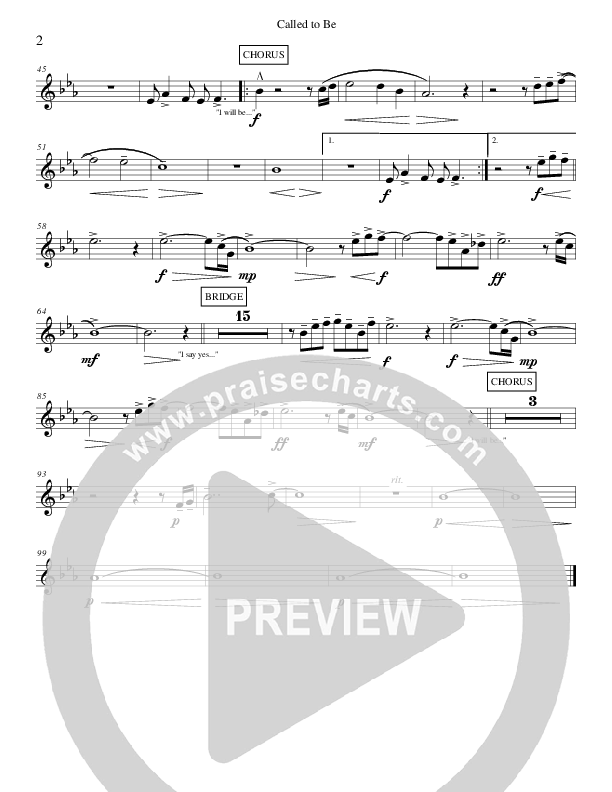 Called To Be Trumpet 1 (Jonathan Nelson)