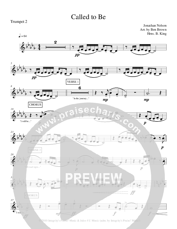 Called To Be Trumpet 2 (Jonathan Nelson)