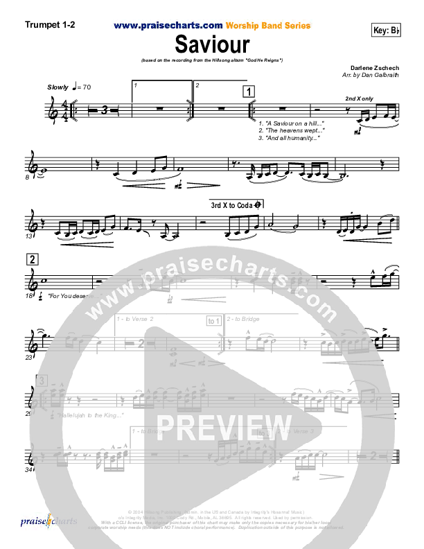 Saviour Trumpet 1,2 (Hillsong Worship)