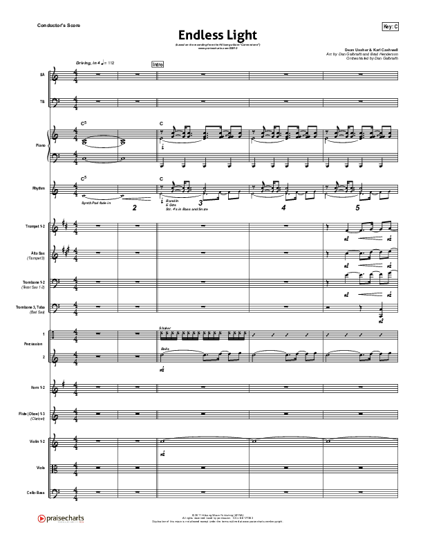 Endless Light Conductor's Score (Hillsong Worship)