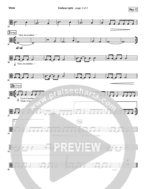 Endless Light Viola (Hillsong Worship)