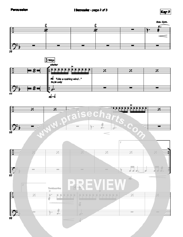 I Surrender Percussion (Hillsong Worship)