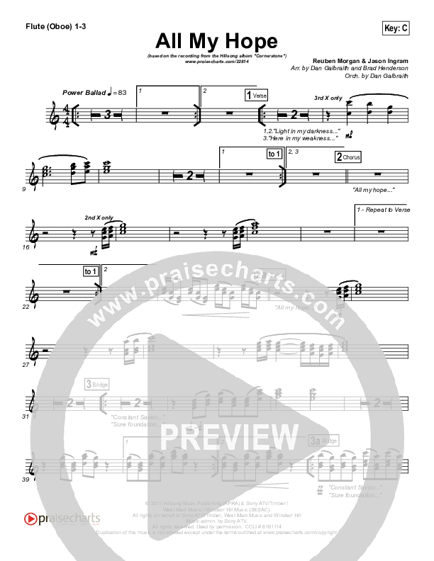 All My Hope Wind Pack (Hillsong Worship)