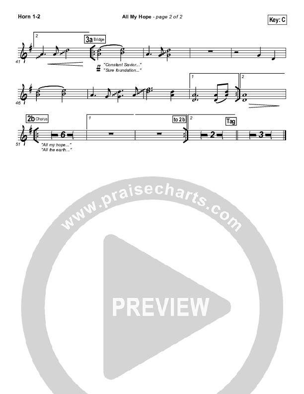 All My Hope Brass Pack (Hillsong Worship)