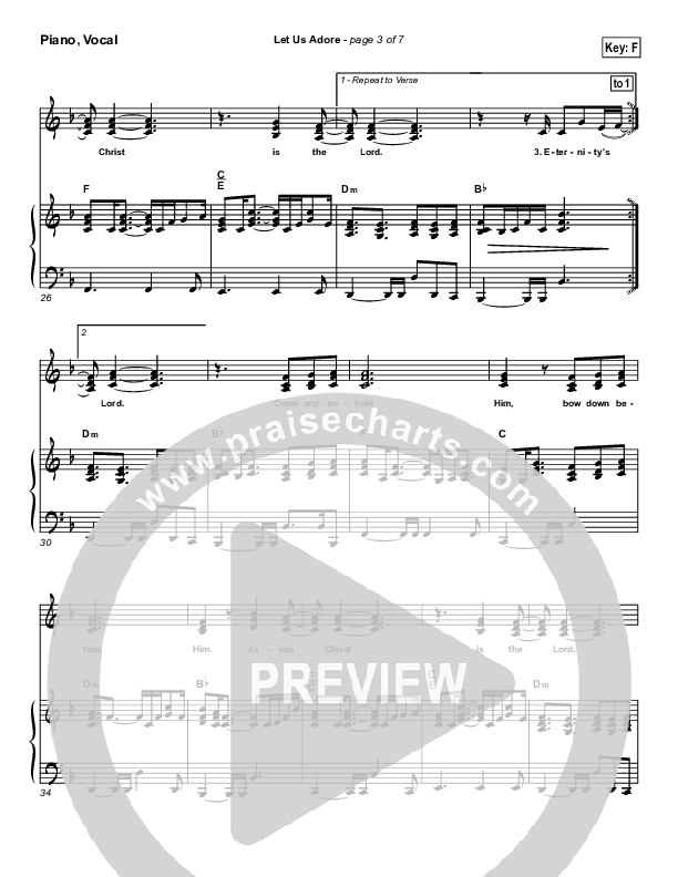 Let Us Adore Piano/Vocal Pack (Hillsong Worship)