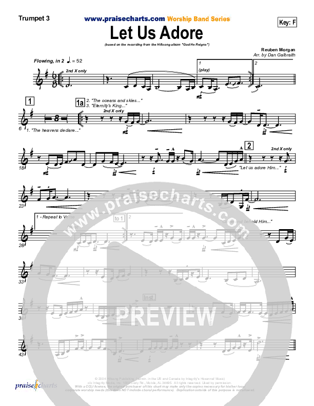 Let Us Adore Trumpet 3 (Hillsong Worship)