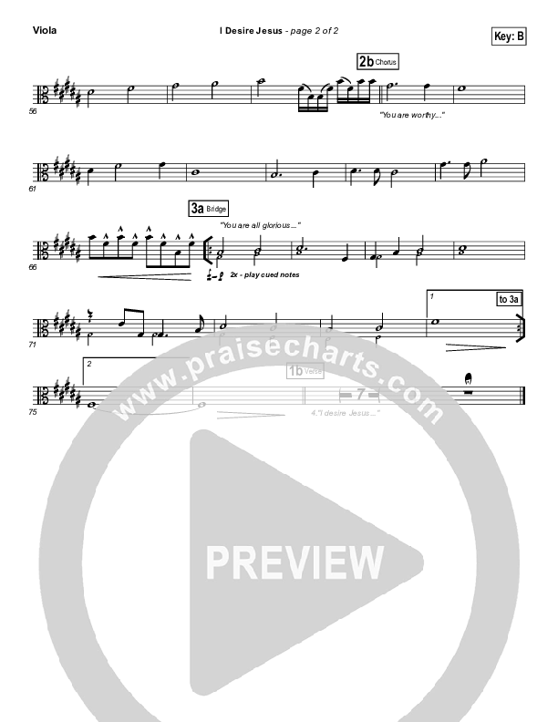 I Desire Jesus Viola (Hillsong Worship)