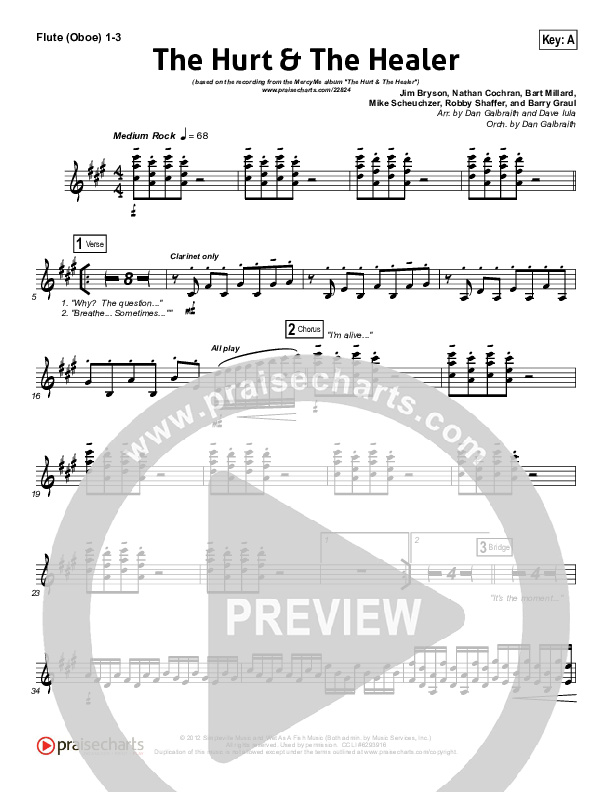 The Hurt And The Healer Wind Pack (MercyMe)