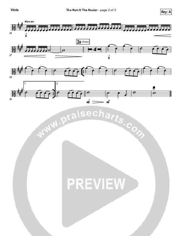 The Hurt And The Healer Viola (MercyMe)