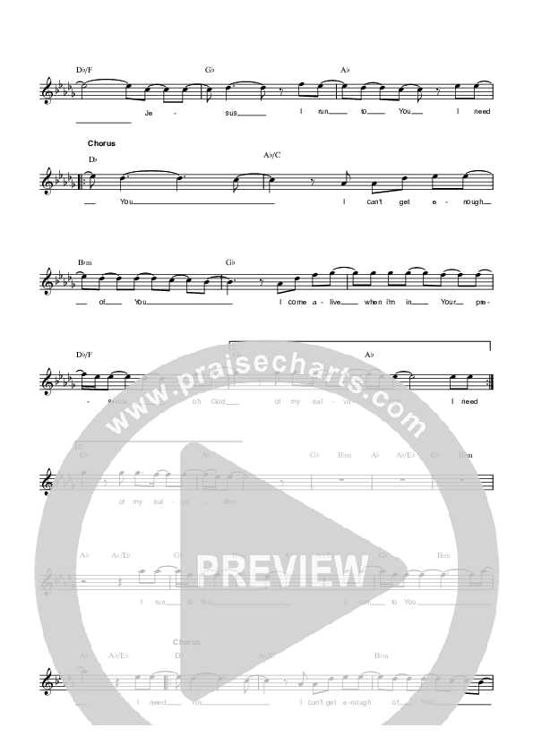 Run To You (+ Meet You) Lead Sheet (Parachute Band)