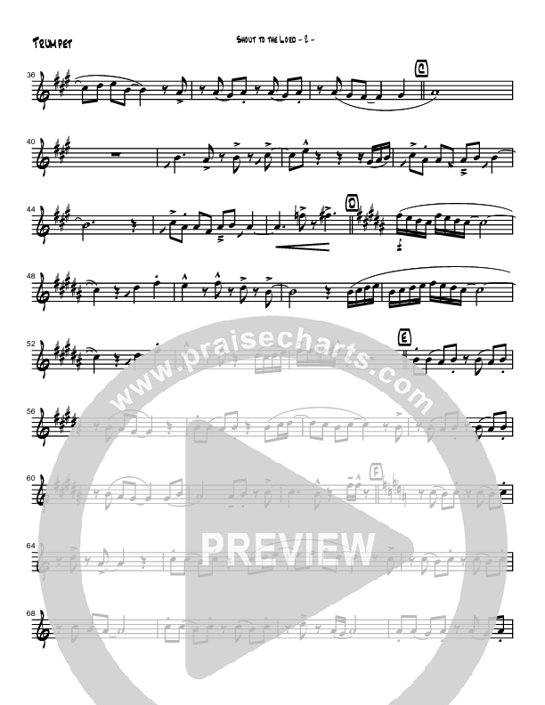 Shout To The Lord Trumpet (Brad Henderson)