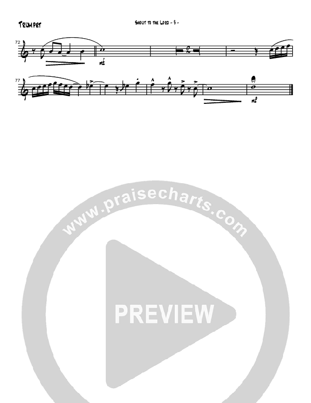 Shout To The Lord Trumpet (Brad Henderson)