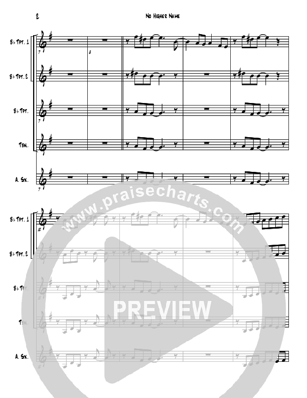 No Higher Name Conductor's Score (Heart Of The City)