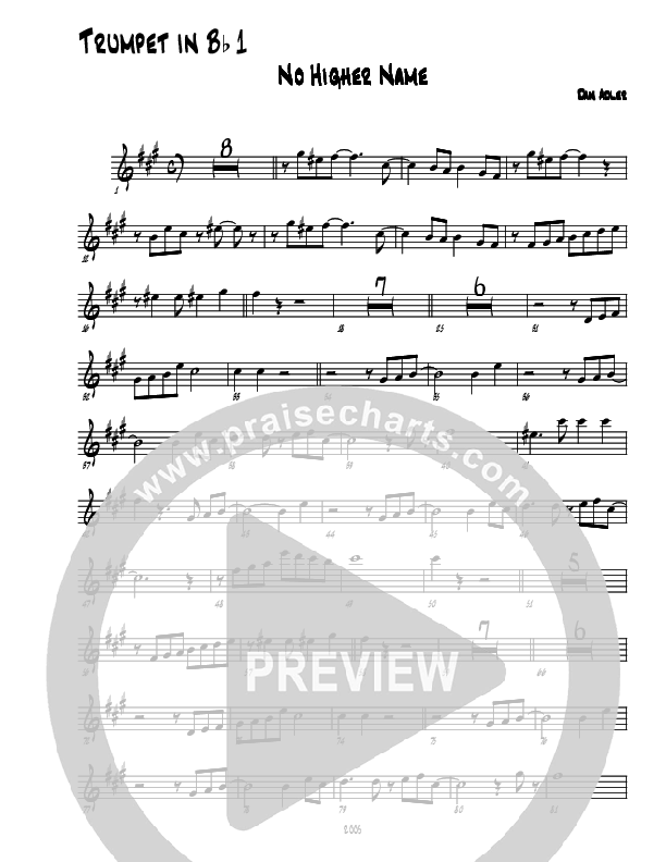 No Higher Name Trumpet 1 (Heart Of The City)