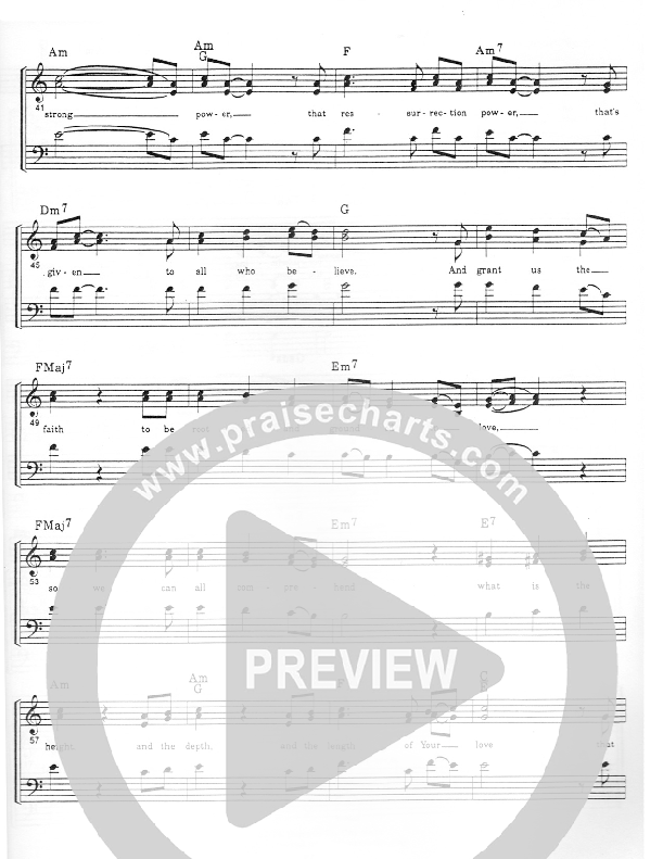 Open The Eyes Of Our Hearts Lead Sheet (Heart Of The City)