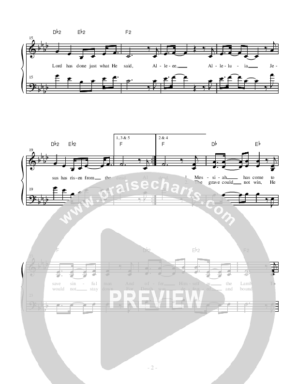 Resurrection Chant Lead Sheet (Heart Of The City)