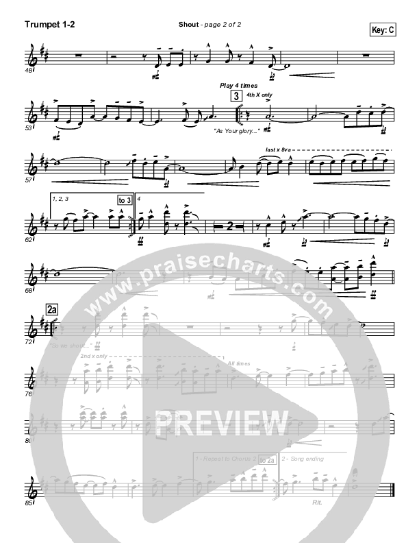 Shout Trumpet 1,2 (Parachute Band)