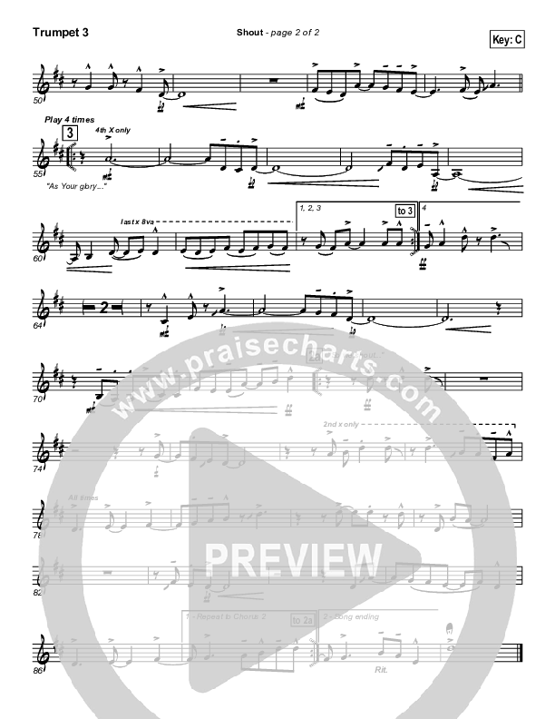 Shout Trumpet 3 (Parachute Band)