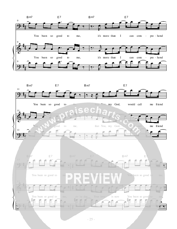 U Been So Good To Me Lead Sheet (Heart Of The City)