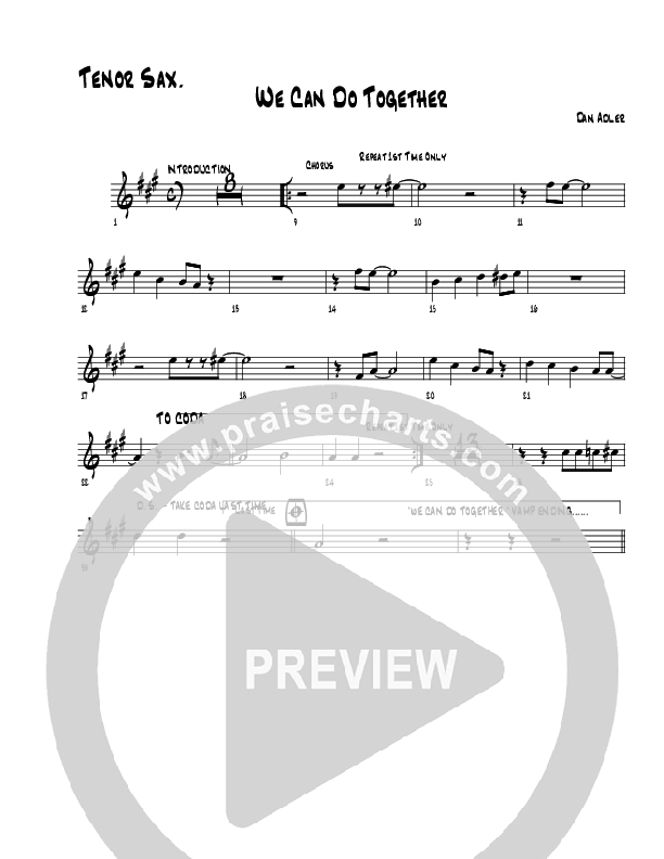 We Can Do Together Tenor Sax 2 (Heart Of The City)