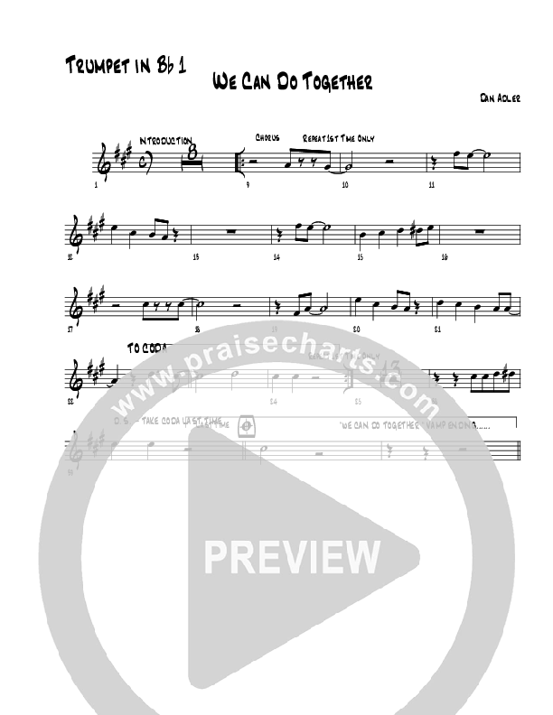 We Can Do Together Trumpet 1 (Heart Of The City)