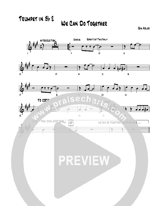 We Can Do Together Trumpet 2 (Heart Of The City)