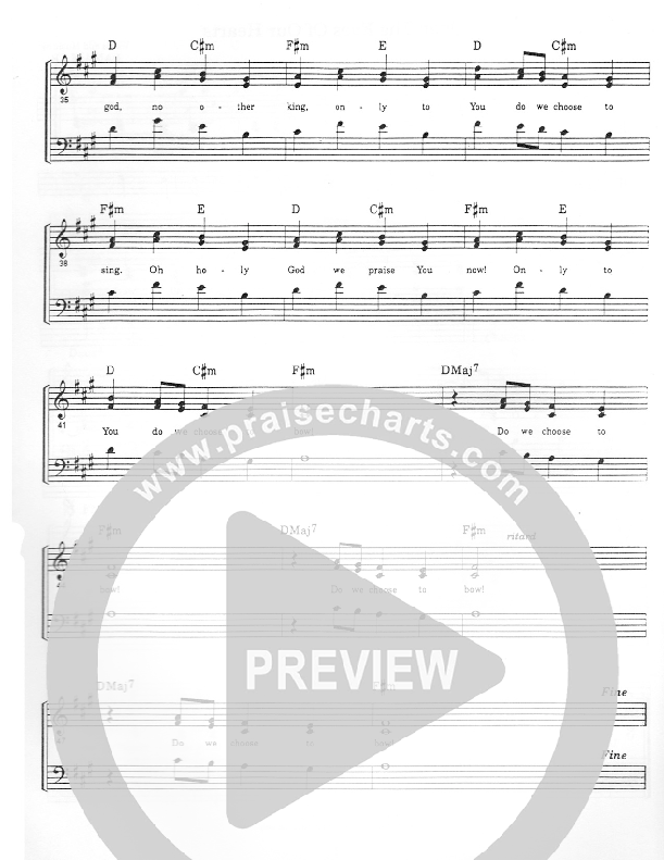 We Choose To Bow Lead Sheet (Heart Of The City)