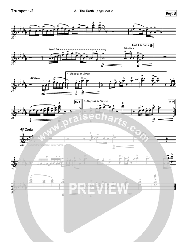 All The Earth Trumpet 1,2 (Parachute Band)