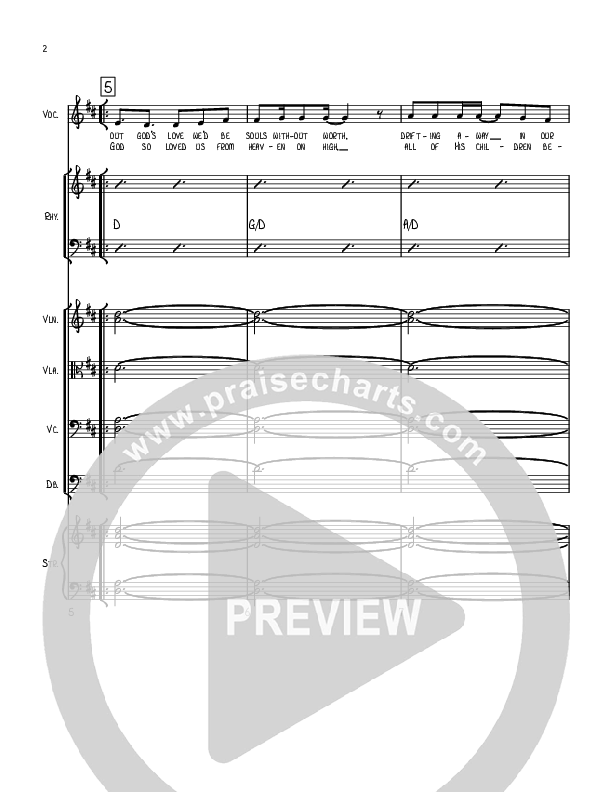 God Built A Bridge Conductor's Score (Robert Sterling)