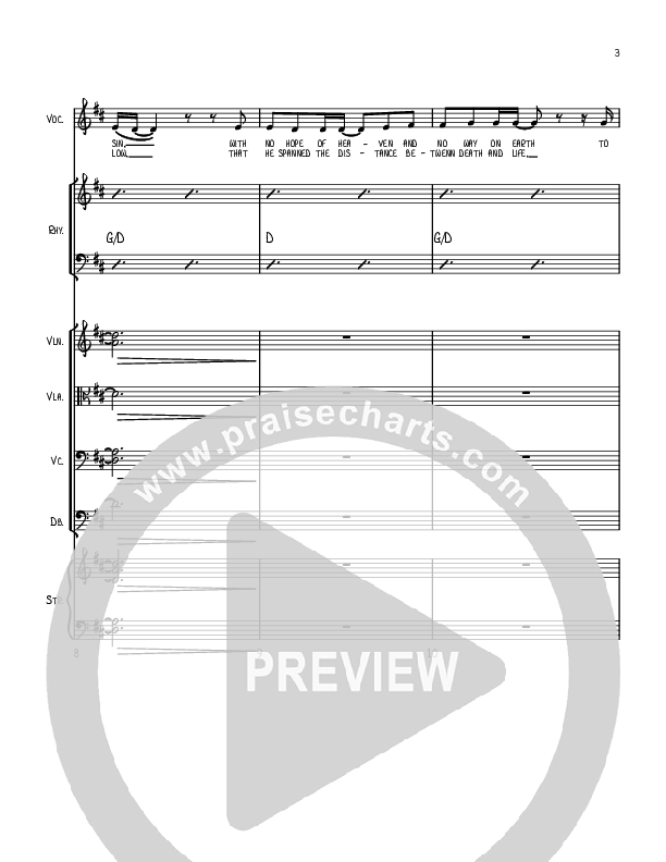 God Built A Bridge Conductor's Score (Robert Sterling)