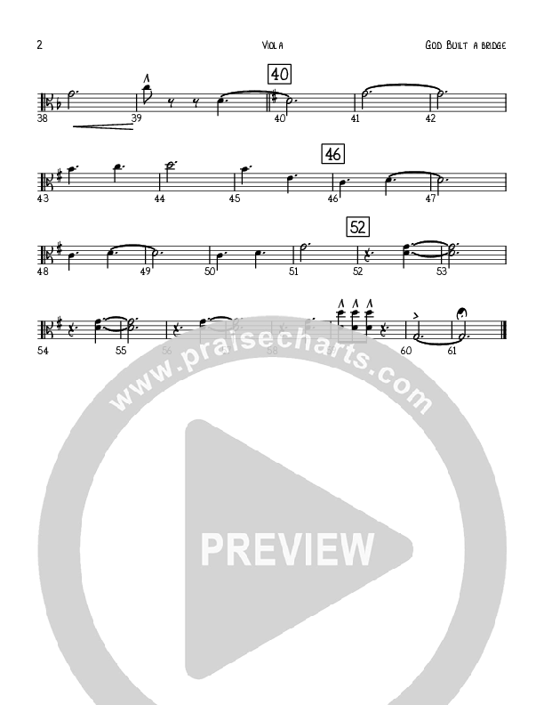 God Built A Bridge Viola (Robert Sterling)