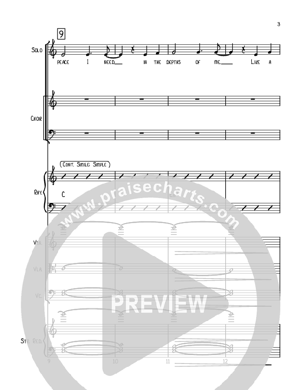 It's Your Peace I Need String Ensemble (Robert Sterling)