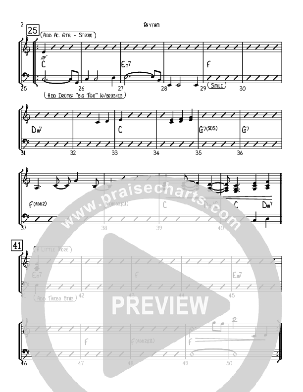 It's Your Peace I Need Rhythm Chart (Robert Sterling)